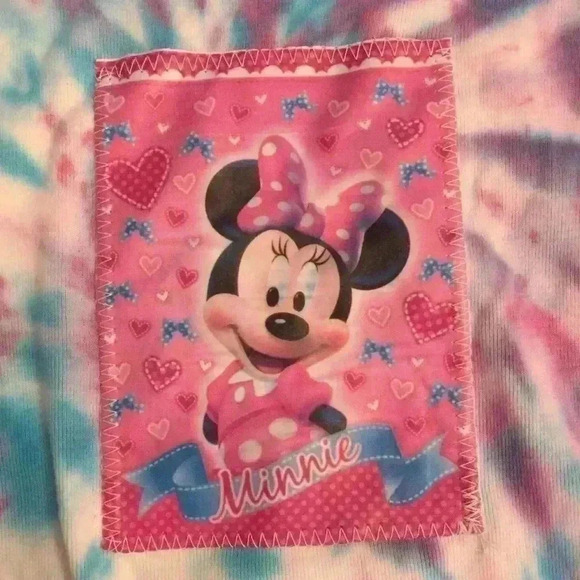 New! Disney Minnie Mouse Tie dyed T-shirt girl XL Adult S - Picture 2 of 3